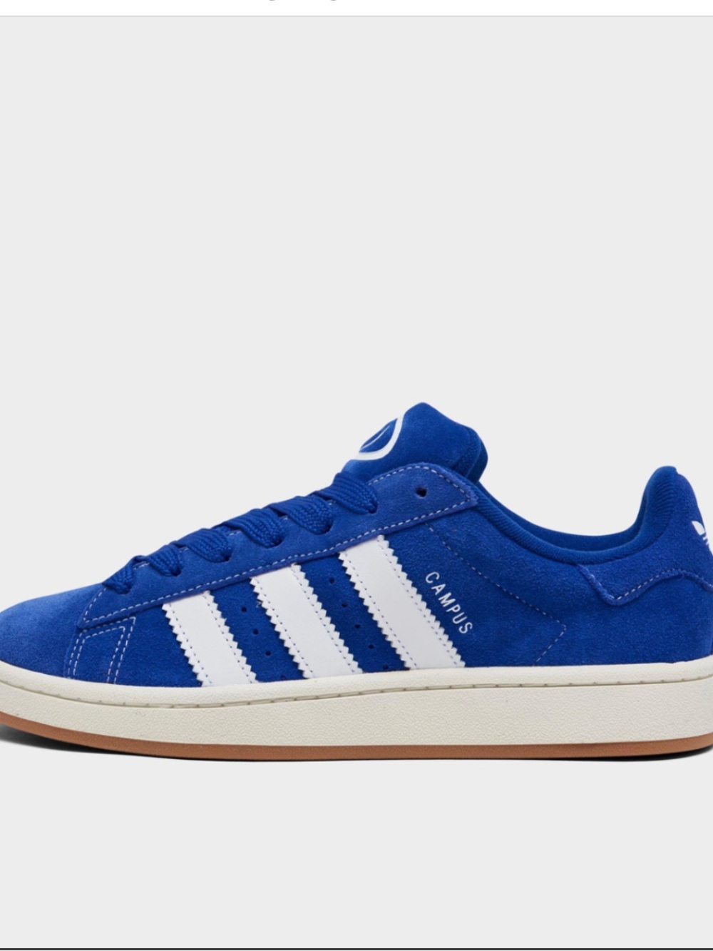 adidas Campus Men's Suede Sneakers in Blue and White